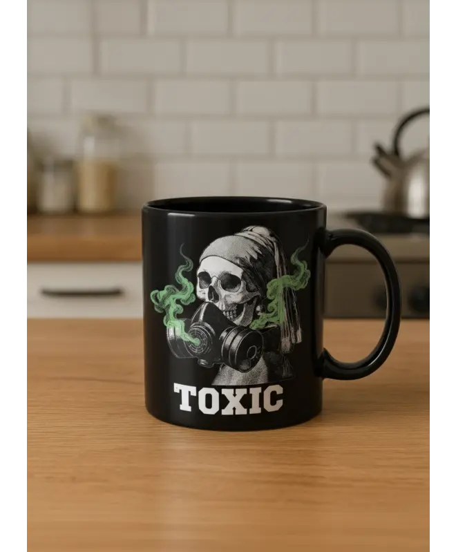 Кружка с AI-дизайном Toxic